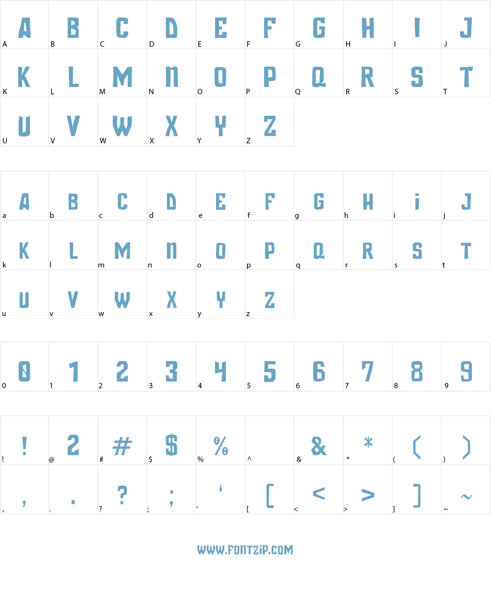 BamtangAlpacaFerozFajadita Font Character